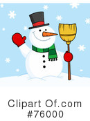 Snowman Clipart #76000 by Hit Toon