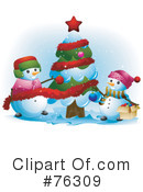 Snowman Clipart #76309 by BNP Design Studio