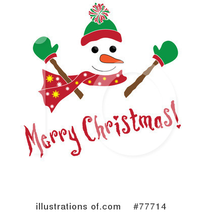 Snowman Clipart #77714 by Pams Clipart