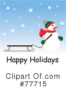 Snowman Clipart #77715 by Pams Clipart