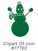 Snowman Clipart #77722 by Pams Clipart