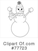 Snowman Clipart #77723 by Pams Clipart