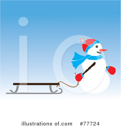 Snowman Clipart #77724 by Pams Clipart