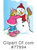 Snowman Clipart #77994 by Snowy