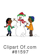 Snowman Clipart #81597 by Pams Clipart