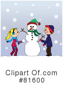 Snowman Clipart #81600 by Pams Clipart