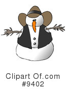 Snowman Clipart #9402 by djart