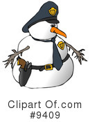 Snowman Clipart #9409 by djart