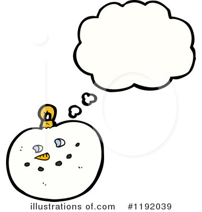 Royalty-Free (RF) Snowman Ornament Clipart Illustration by lineartestpilot - Stock Sample #1192039