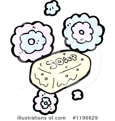 Royalty-Free (RF) Soap Clipart Illustration by lineartestpilot - Stock Sample #1196629