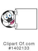 Soccer Ball Character Clipart #1402133 by Hit Toon