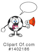 Soccer Ball Character Clipart #1402186 by Hit Toon