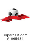 Soccer Ball Clipart #1065634 by Vector Tradition SM