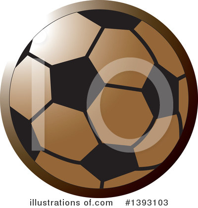 Royalty-Free (RF) Soccer Ball Clipart Illustration by Lal Perera - Stock Sample #1393103