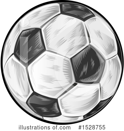 Soccer Clipart #1528755 by Domenico Condello