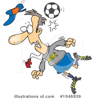 Royalty-Free (RF) Soccer Clipart Illustration by toonaday - Stock Sample #1046939