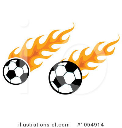 Royalty-Free (RF) Soccer Clipart Illustration by MilsiArt - Stock Sample #1054914