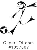 Soccer Clipart #1057007 by Andrei Marincas