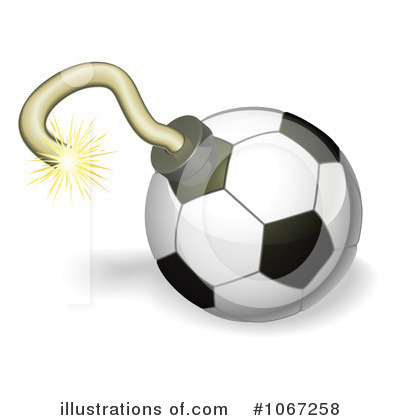 Royalty-Free (RF) Soccer Clipart Illustration by AtStockIllustration - Stock Sample #1067258