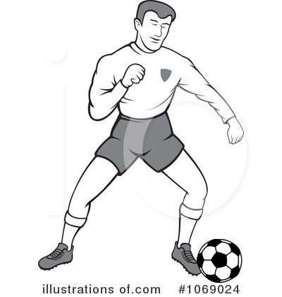 Royalty-Free (RF) Soccer Clipart Illustration by Any Vector - Stock Sample #1069024