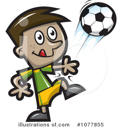 Royalty-Free (RF) Soccer Clipart Illustration by jtoons - Stock Sample #1077855