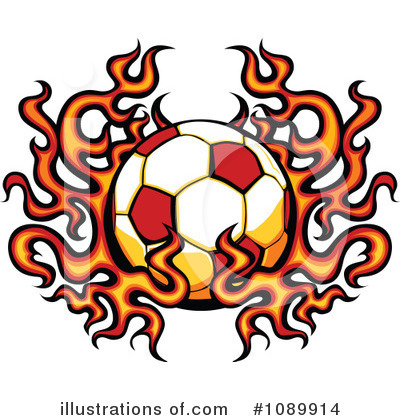 Royalty-Free (RF) Soccer Clipart Illustration by Chromaco - Stock Sample #1089914