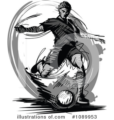 Royalty-Free (RF) Soccer Clipart Illustration by Chromaco - Stock Sample #1089953
