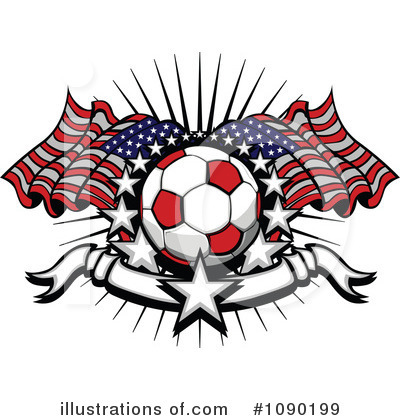 Royalty-Free (RF) Soccer Clipart Illustration by Chromaco - Stock Sample #1090199