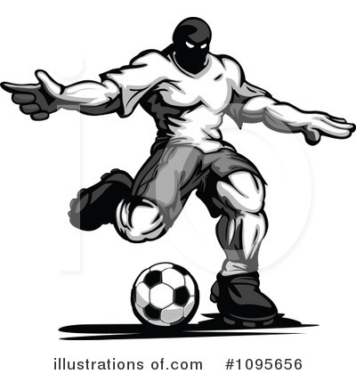 Royalty-Free (RF) Soccer Clipart Illustration by Chromaco - Stock Sample #1095656