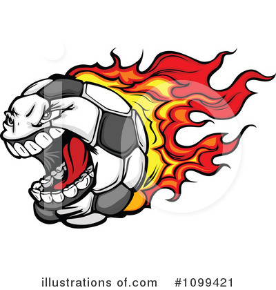 Royalty-Free (RF) Soccer Clipart Illustration by Chromaco - Stock Sample #1099421