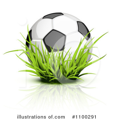 Soccer Clipart #1100291 by Oligo