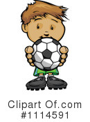 Soccer Clipart #1114591 by Chromaco