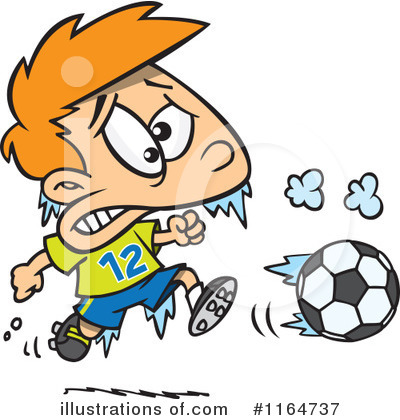 Royalty-Free (RF) Soccer Clipart Illustration by toonaday - Stock Sample #1164737