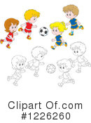 Soccer Clipart #1226260 by Alex Bannykh