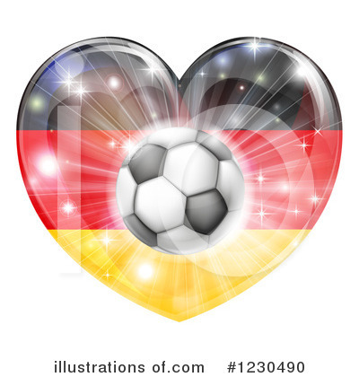 Royalty-Free (RF) Soccer Clipart Illustration by AtStockIllustration - Stock Sample #1230490