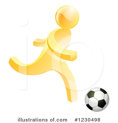 Royalty-Free (RF) Soccer Clipart Illustration by AtStockIllustration - Stock Sample #1230498