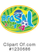 Soccer Clipart #1230686 by patrimonio