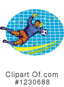 Soccer Clipart #1230688 by patrimonio