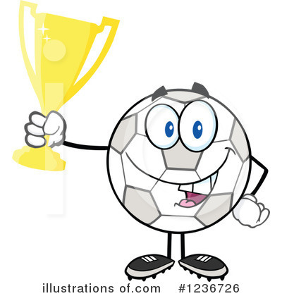 Royalty-Free (RF) Soccer Clipart Illustration by Hit Toon - Stock Sample #1236726
