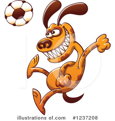 Royalty-Free (RF) Soccer Clipart Illustration by Zooco - Stock Sample #1237208