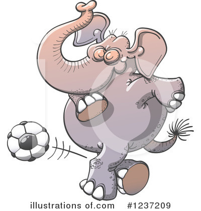 Royalty-Free (RF) Soccer Clipart Illustration by Zooco - Stock Sample #1237209