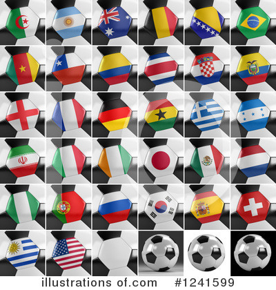 Royalty-Free (RF) Soccer Clipart Illustration by stockillustrations - Stock Sample #1241599