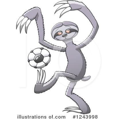 Football Clipart #1243998 by Zooco