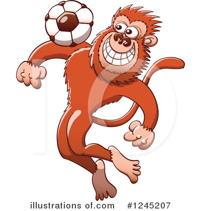 Royalty-Free (RF) Soccer Clipart Illustration by Zooco - Stock Sample #1245207