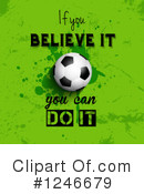 Soccer Clipart #1246679 by KJ Pargeter