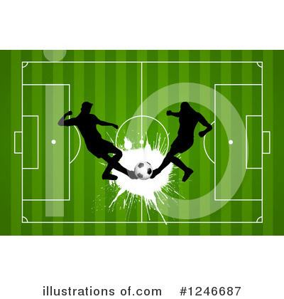 Royalty-Free (RF) Soccer Clipart Illustration by KJ Pargeter - Stock Sample #1246687