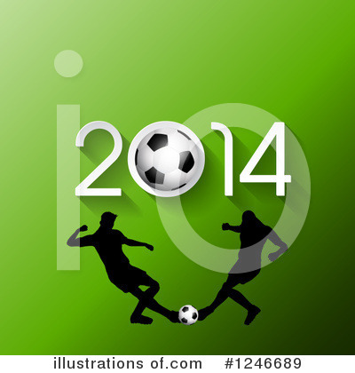 Royalty-Free (RF) Soccer Clipart Illustration by KJ Pargeter - Stock Sample #1246689