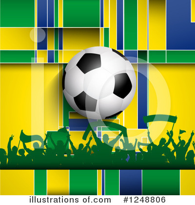 Royalty-Free (RF) Soccer Clipart Illustration by KJ Pargeter - Stock Sample #1248806