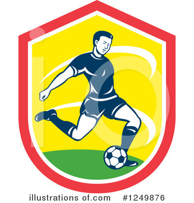 Royalty-Free (RF) Soccer Clipart Illustration by patrimonio - Stock Sample #1249876