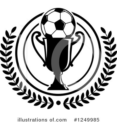 Royalty-Free (RF) Soccer Clipart Illustration by Vector Tradition SM - Stock Sample #1249985